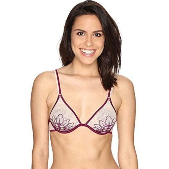 Free People Meet Me At Sunset Embroidered Bra Ob555191